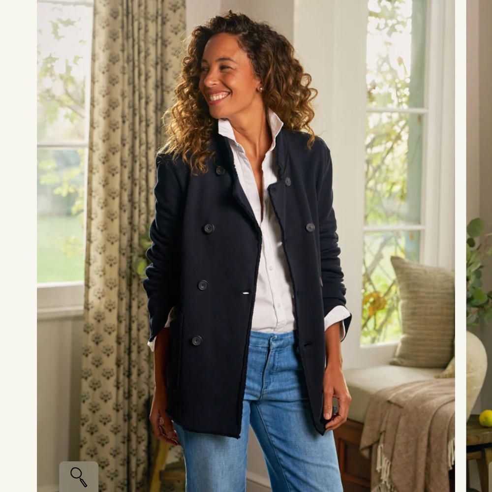 Frank & Eileen Belfast Sweatshirt Peacoat in British Royal Navy